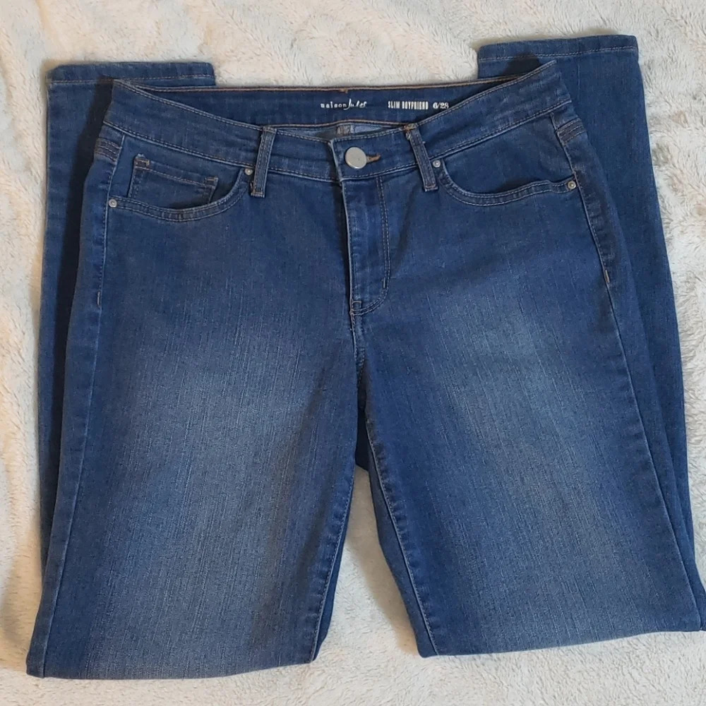 Maison Jules Slim Boyfriend Jeans - Picture 4 of 16